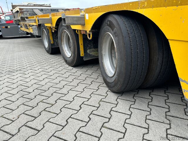 Încărcător redus Broshuis E-2190/27 / 3-axle lowloader /  6,4m extendable...