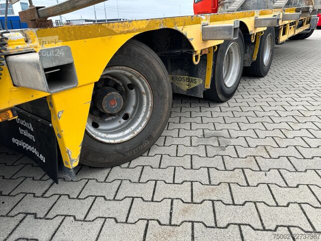 Încărcător redus Broshuis E-2190/27 / 3-axle lowloader /  6,4m extendable...