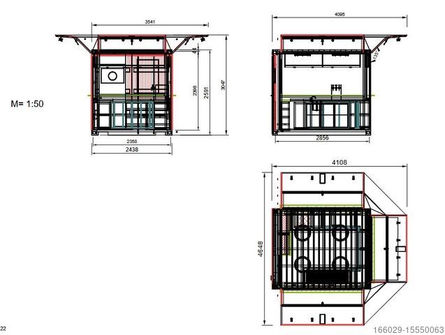 Anhänger  Premium Container Mobile Bar Event Food Truck Kn