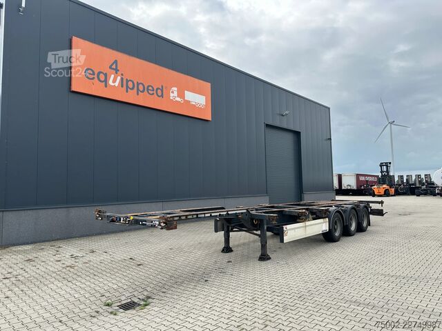 Transportul de containere Krone 40FT HIGH CUBE / BPW / DRUMBRAKES / NL-CHASSIS