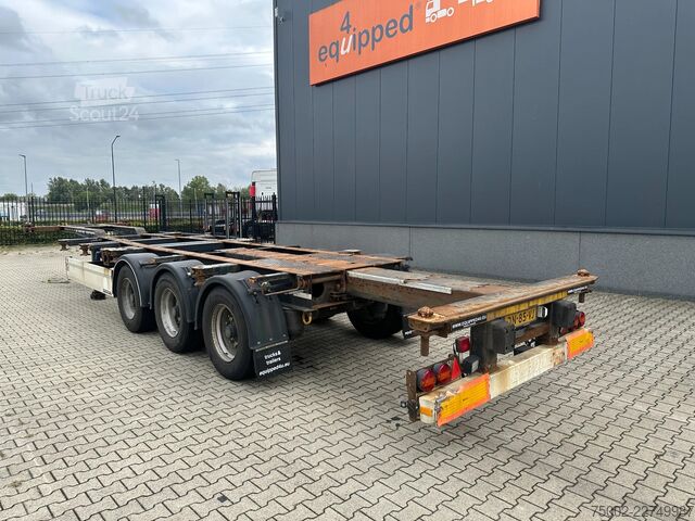 Transportul de containere Krone 40FT HIGH CUBE / BPW / DRUMBRAKES / NL-CHASSIS