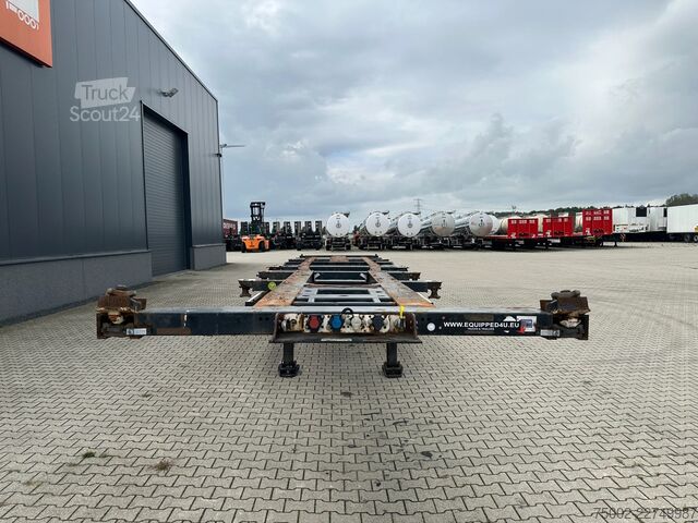 Transportul de containere Krone 40FT HIGH CUBE / BPW / DRUMBRAKES / NL-CHASSIS
