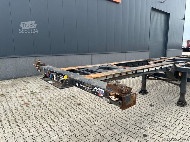 Transportul de containere Krone 40FT HIGH CUBE / BPW / DRUMBRAKES / NL-CHASSIS