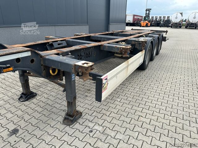 Transportul de containere Krone 40FT HIGH CUBE / BPW / DRUMBRAKES / NL-CHASSIS