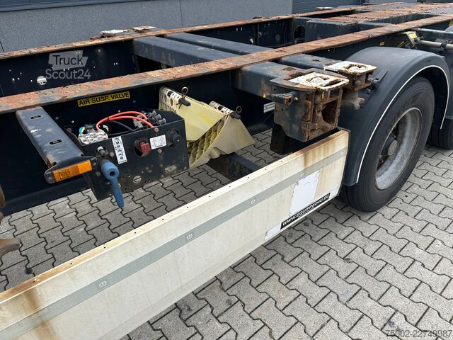 Transportul de containere Krone 40FT HIGH CUBE / BPW / DRUMBRAKES / NL-CHASSIS
