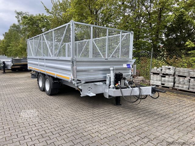 Kiepaanhangwagen Möslein TTD 14  5,70 m  14 t Tandem- Kipper Tieflader 5,70 m lang, Breite Reifen-- Neufahrzeug --