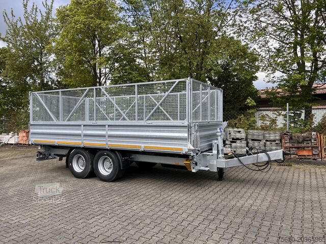 Kiepaanhangwagen Möslein TTD 14  5,70 m  14 t Tandem- Kipper Tieflader 5,70 m lang, Breite Reifen-- Neufahrzeug --