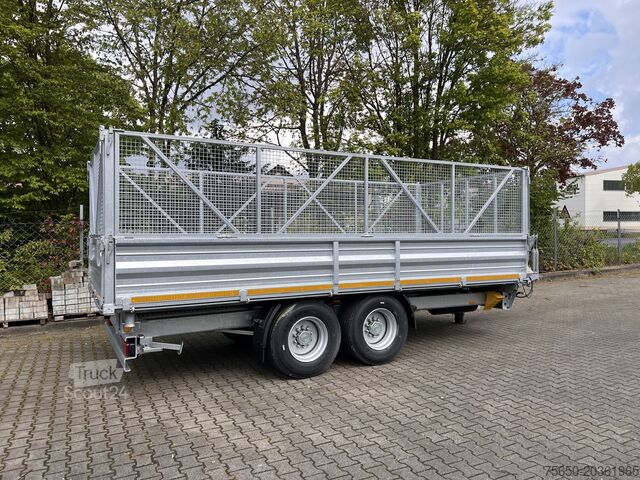 Kiepaanhangwagen Möslein TTD 14  5,70 m  14 t Tandem- Kipper Tieflader 5,70 m lang, Breite Reifen-- Neufahrzeug --