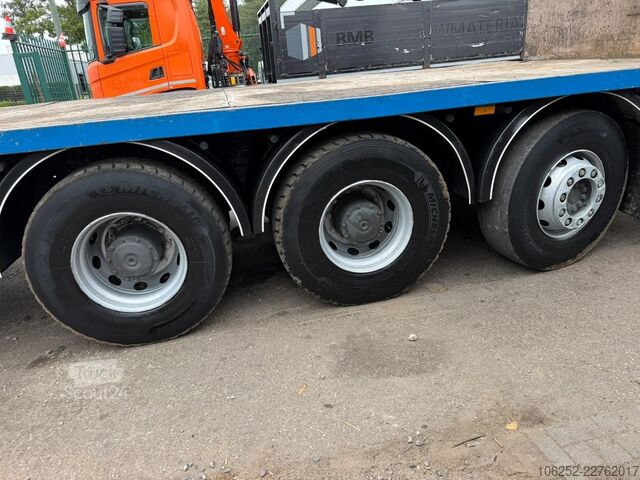 Piattaforma di carico Mercedes-Benz AROCS 3240 8x4 + CRANE HIAB 166 E-5 - ROTATOR 5...