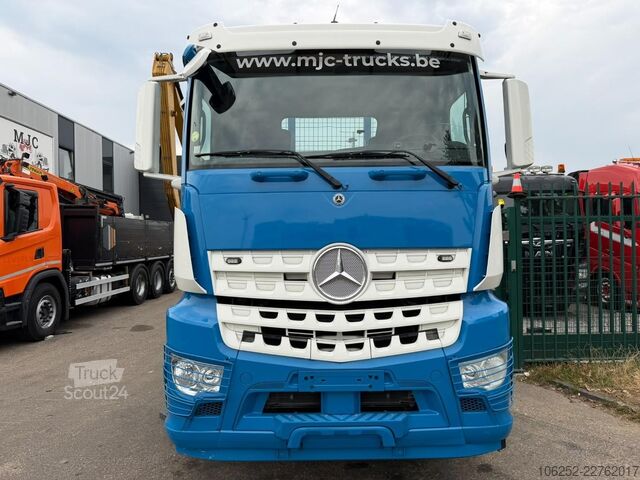Piattaforma di carico Mercedes-Benz AROCS 3240 8x4 + CRANE HIAB 166 E-5 - ROTATOR 5...