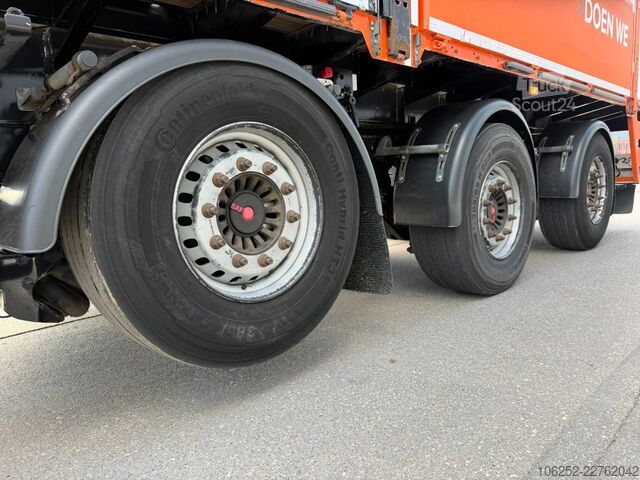 Rimorchio della piattaforma Turbo's Hoet SC33AA KRAANOPLEGGER / STENEN TRAILER / AUFLIEG...