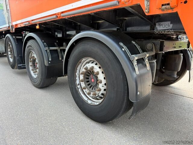 Rimorchio della piattaforma Turbo's Hoet SC33AA KRAANOPLEGGER / STENEN TRAILER / AUFLIEG...