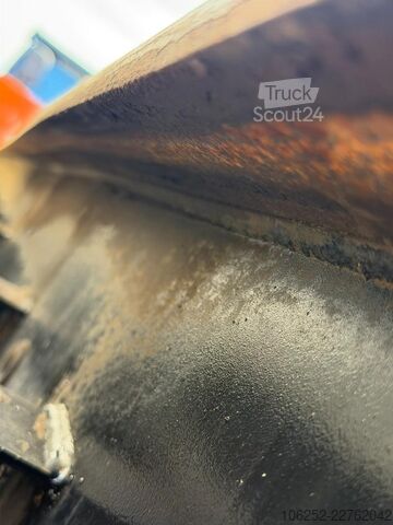 Rimorchio della piattaforma Turbo's Hoet SC33AA KRAANOPLEGGER / STENEN TRAILER / AUFLIEG...
