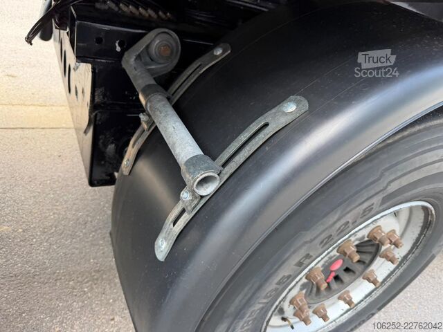 Rimorchio della piattaforma Turbo's Hoet SC33AA KRAANOPLEGGER / STENEN TRAILER / AUFLIEG...