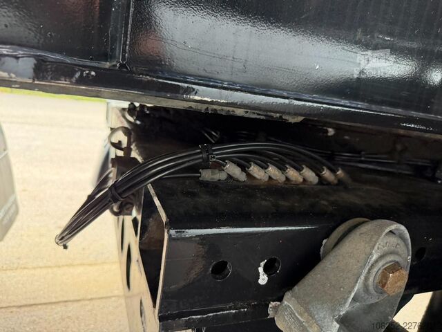 Rimorchio della piattaforma Turbo's Hoet SC33AA KRAANOPLEGGER / STENEN TRAILER / AUFLIEG...
