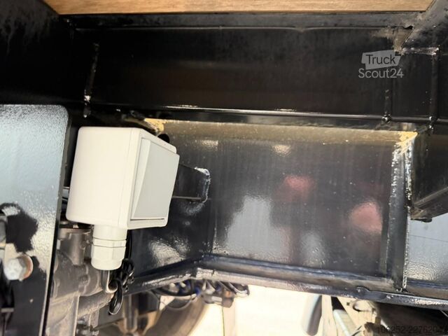 Rimorchio della piattaforma Turbo's Hoet SC33AA KRAANOPLEGGER / STENEN TRAILER / AUFLIEG...