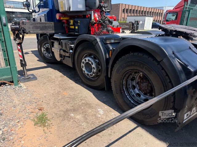 Tracteur standard DAF CF 85.460 6x2 TRR + CRANE FASSI F310 AXP.26 (6x...