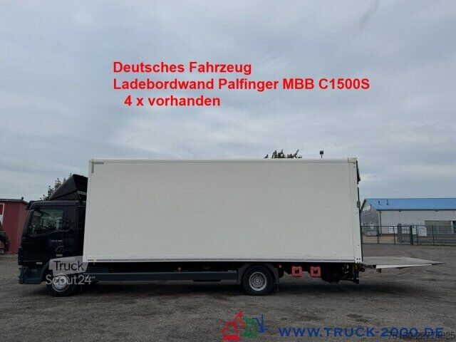 Camion caisson MAN TGL 12.250 Koffer 7.20m Ladebordwand1.5t. 1.Hand
