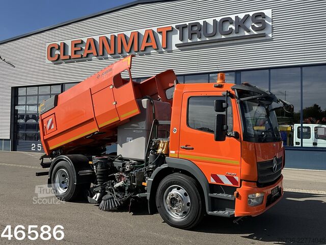 подметальная машина Mercedes-Benz Atego 1321 Euro 6 Scarab Merlin Links en rechts...