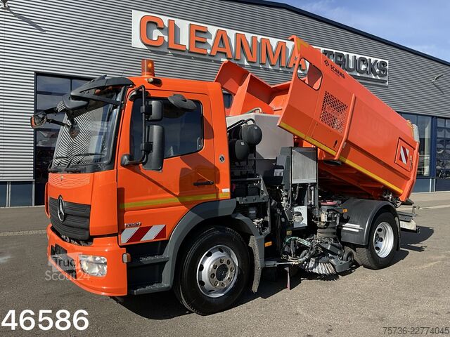 подметальная машина Mercedes-Benz Atego 1321 Euro 6 Scarab Merlin Links en rechts...