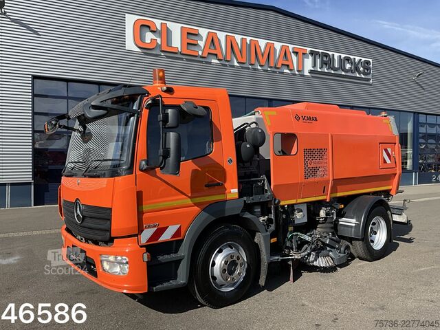 подметальная машина Mercedes-Benz Atego 1321 Euro 6 Scarab Merlin Links en rechts...