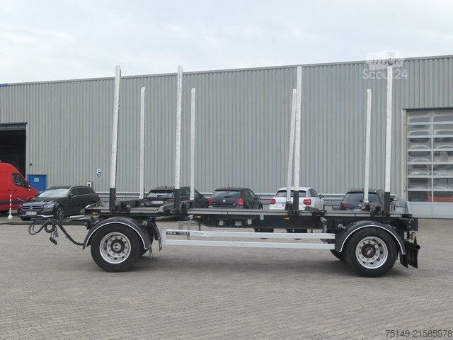 Log trailer PAVIC HTA 20, Alu-Felge, verstellbare Rungen, SAF, TOP
