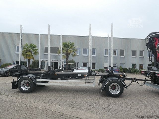 Log trailer PAVIC HTA 20, Alu-Felge, verstellbare Rungen, SAF, TOP