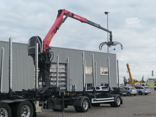 Log trailer PAVIC HTA 20, Alu-Felge, verstellbare Rungen, SAF, TOP
