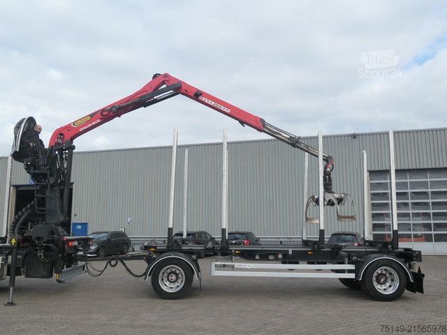 Log trailer PAVIC HTA 20, Alu-Felge, verstellbare Rungen, SAF, TOP