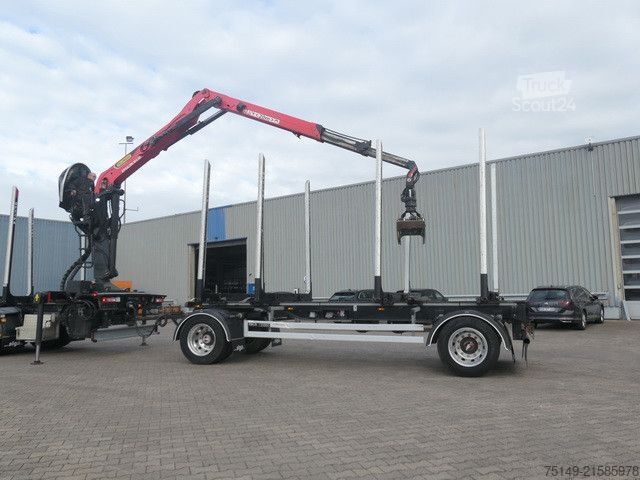 Log trailer PAVIC HTA 20, Alu-Felge, verstellbare Rungen, SAF, TOP