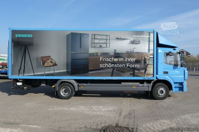 Škatlasti tovornjak MERCEDES-BENZ 1224 L Atego 4x2, LBW, AHK, Luft., 7.200mm lang
