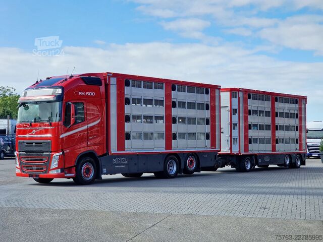 Viehtransport Volvo FH 13.500 6x2 - Livestock 4 deck Finkl + Finkl ...