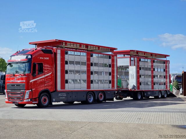 Viehtransport Volvo FH 13.500 6x2 - Livestock 4 deck Finkl + Finkl ...