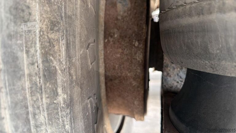 Rimorchio della piattaforma Krone SD27 (BELGIAN TRAILER / DRUM BRAKES / FREINS TA...