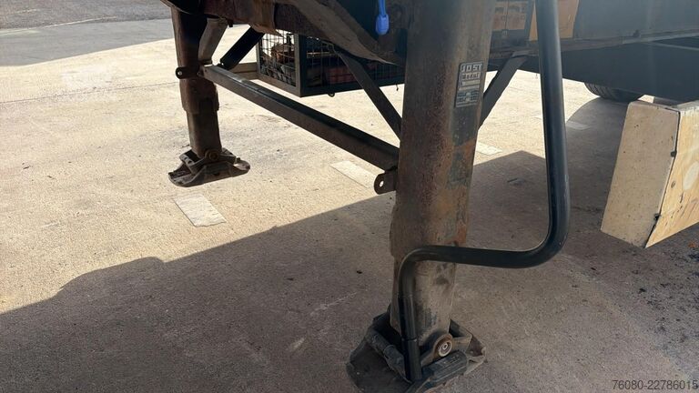 Rimorchio della piattaforma Krone SD27 (BELGIAN TRAILER / DRUM BRAKES / FREINS TA...