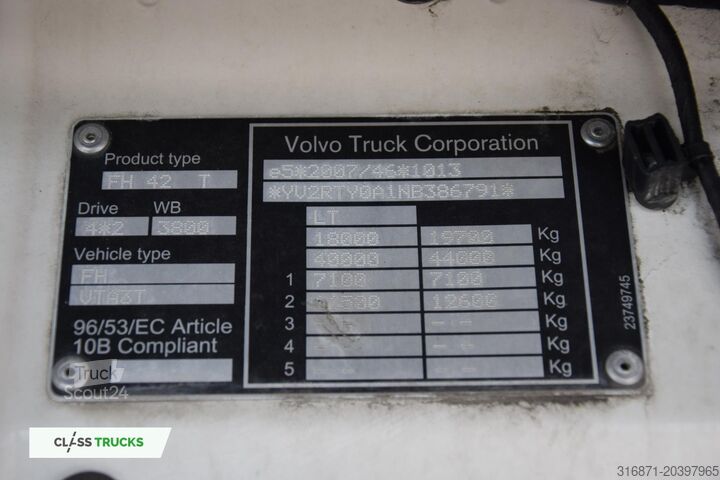 štandardná traktorová jednotka VOLVO FH 460 Globetrotter XL Varios i-Save