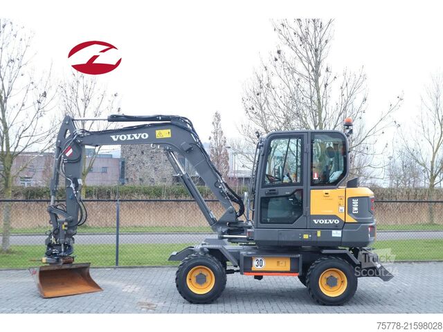 Mobiele graafmachine Volvo EW60E | 117 HOURS | ROTOTILT + GRIPPER | BUCKET...