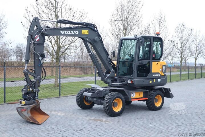 Mobiele graafmachine Volvo EW60E | 117 HOURS | ROTOTILT + GRIPPER | BUCKET...