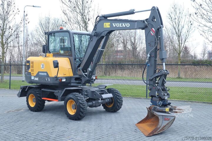 Mobiele graafmachine Volvo EW60E | 117 HOURS | ROTOTILT + GRIPPER | BUCKET...