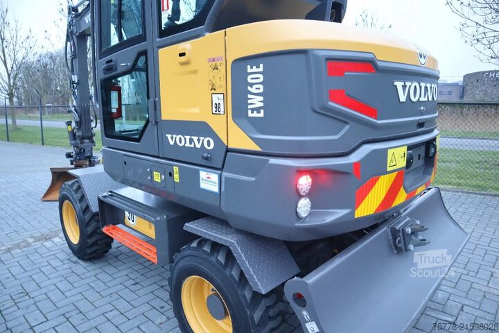 Mobiele graafmachine Volvo EW60E | 117 HOURS | ROTOTILT + GRIPPER | BUCKET...