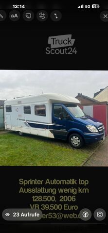 Félintegrált lakóautó T E C. Wohnmobil Daimler Benz Automatik TEC Star Ti 7208