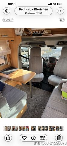 Félintegrált lakóautó T E C. Wohnmobil Daimler Benz Automatik TEC Star Ti 7208