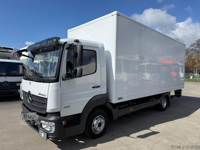 Box van MERCEDES-BENZ ATEGO 818 L Koffer 6,10 m LBW 1 to.*AHK*EURO 6 E