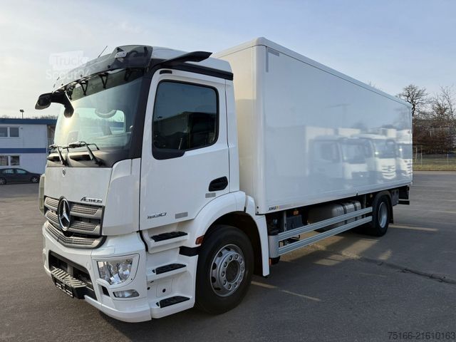 Box truck MERCEDES-BENZ ACTROS 1830 L Koffer 7 m LBW 2.000 kg*LASI VDI