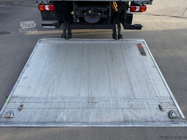 Box truck MERCEDES-BENZ ACTROS 1830 L Koffer 7 m LBW 2.000 kg*LASI VDI