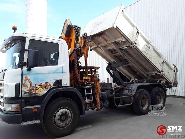 Basculantă cu macara Scania 124 360 155000 kml TOP