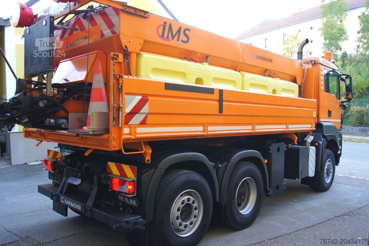 Camion à trois côtés basculants MAN TGS 28.400 6x4-4 BL /Winterdienst/Streuer/Pflug