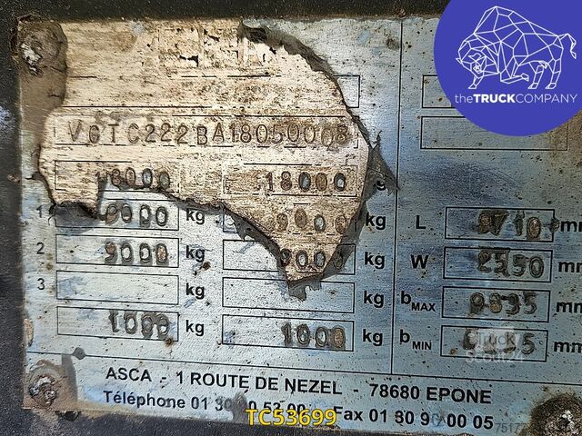 Bâches coulissantes ASCA 