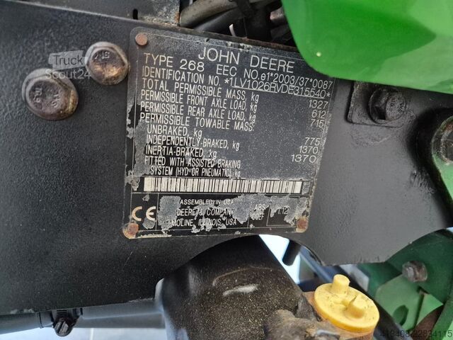 Traktor John Deere 1026R 4WD - Serviced! - PLOW + SPREADER GRATIS!