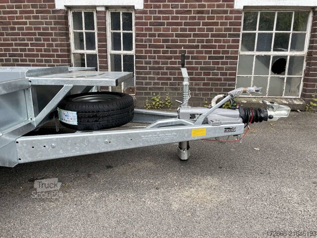 Baumaschinenanhänger Variant 3518 B4 | MAXI LOAD 400X180CM 3500KG BAUMASCHINENANHÄNGER | SKIDS | BEAVERTAIL